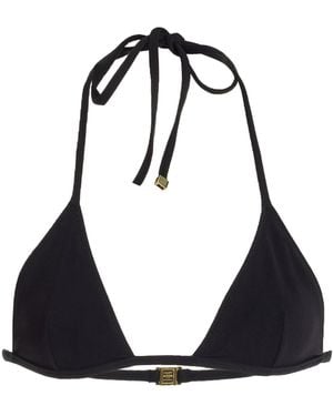 ÉTERNE Exclusive Thea Triangle String Bikini Top - Black