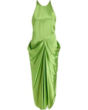 KHAITE Kent Dress - Green
