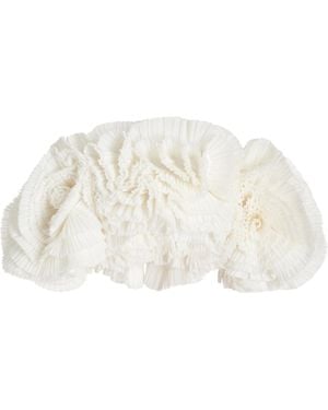 Aje. Expressive Pleated Top - Natural