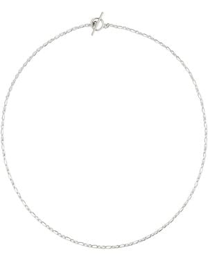 AGMES Small Theo Sterling Necklace - White