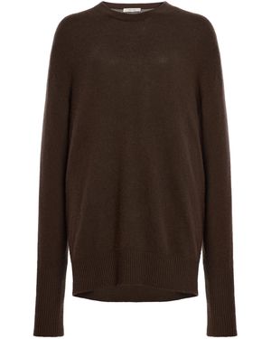 The Row Odelle Cashmere Jumper - Brown