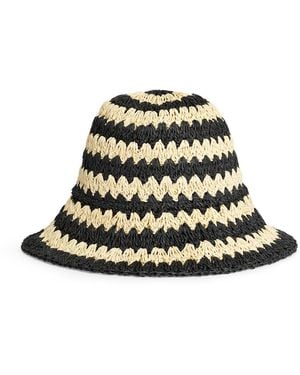 By Malene Birger Strawie Paper Bucket Hat - Multicolour