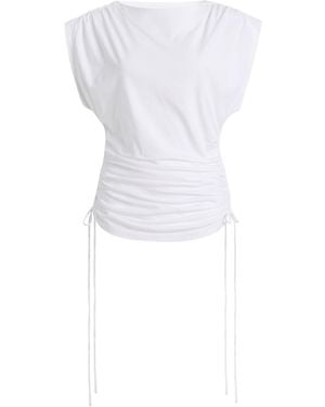 Merlette Sufi Cotton-Jersey Top - White