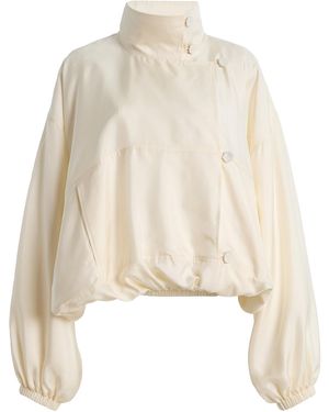 Rohe Silk Blouson Anorak Jacket - Natural