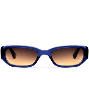 Kimeze Ore Square-Frame Acetate Sunglasses - Blue