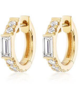 Sorellina Otto 18K Diamond Earrings - Metallic
