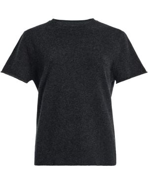 DL1961 Cashmere Knit Tee - Black