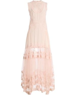 Ulla Johnson Florence Silk Lace Dress - Pink
