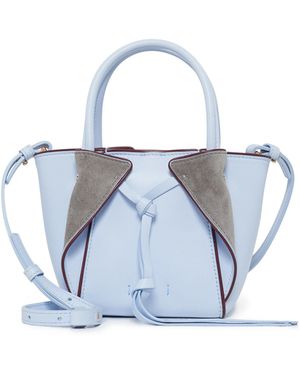 Gabriela Hearst Small Marija Bag With Piping - Blue