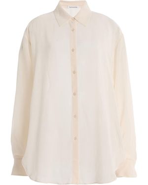 Frankie Shop Peri Georgette Shirt - White