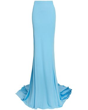 Tom Ford Impossible Crepe Jersey Maxi Skirt - Blue