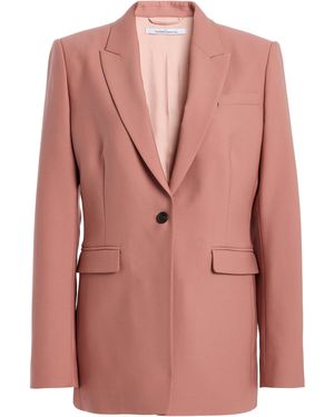 Another Tomorrow Wool Jacket - Pink