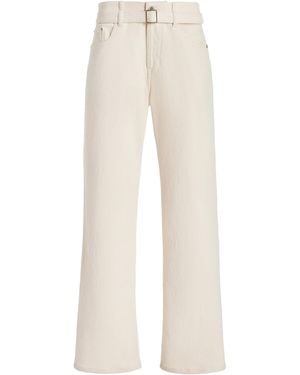 Proenza Schouler Ellsworth Stretch Low-rise Boyfriend Jeans - White