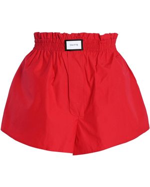 YAITTE Exclusive Palma Cotton Shorts - Red