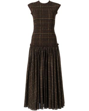 Siedres Renes Smocked Cotton Maxi Dress - Multicolor