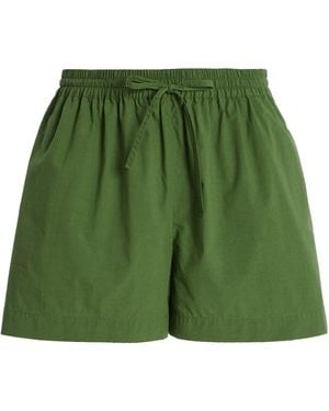 Matteau Relaxed Organic Cotton Shorts - Green