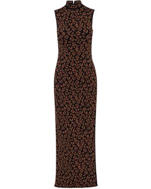 Pepa Pombo Liberty Printed Maxi Dress - Brown