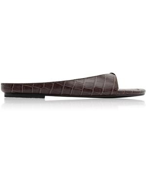 St. Agni 90's Round Toe Ballet Flat - White