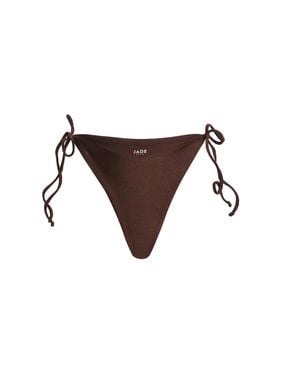 JADE Swim Nyra Bikini Bottom - Brown