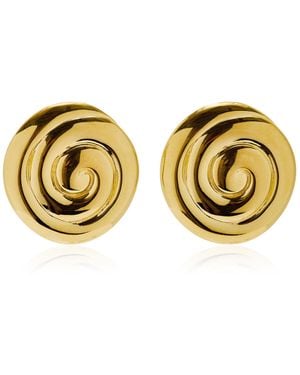 Louis Abel Uzu Mid 18k Yellow Gold Vermeil Earrings - Metallic