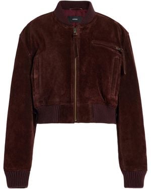 Arma Elettra Suede Jacket - Red
