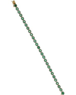 Amrapali Mini Rajasthan 18k Yellow Gold Emerald Bracelet - Green
