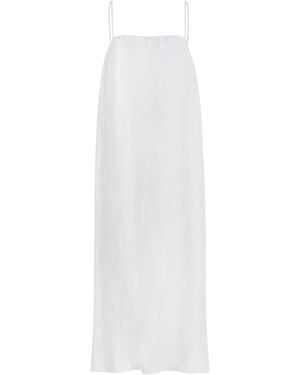 Matteau Square Cotton Cami Dress - White
