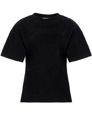 EB DENIM Eero Cotton T-Shirt - Black