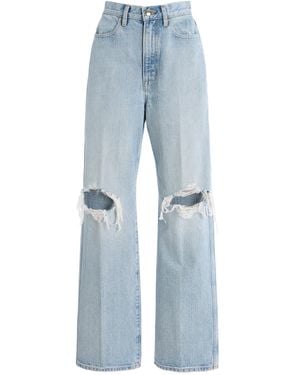 RÙADH Exclusive The Quinn Rigid High-Rise Straight-Leg Jeans - Blue
