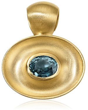 JADE RUZZO One-Of-A-Kind Gong 18K Spinel Pendant - Metallic