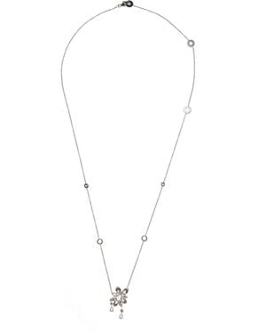 Harakh Cascade 18k White Gold Diamond Necklace