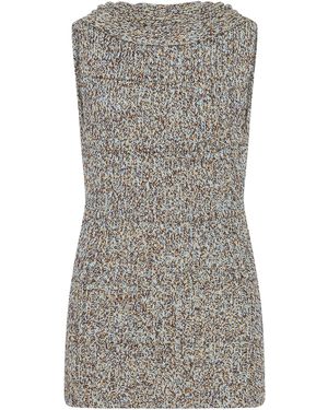 OSSOU Lyra Boatneck Cotton Top - Grey