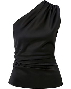 Ila Kia One-Shoulder Top - Black