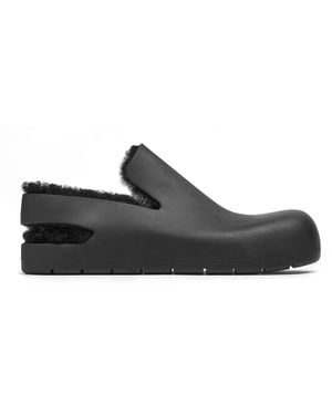 Bottega Veneta Puddle Shearling-lined Mules - Black