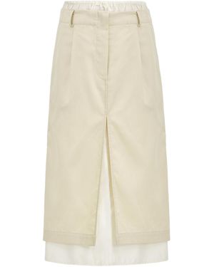 Source Unknown Lori Double-Layer Slip Maxi Skirt - Red