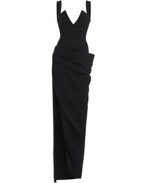 Givenchy Draped Crepe Maxi Dress - Black