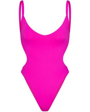 Left On Friday Cutback One-Piece Swimsuit - Pink