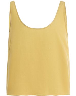 Leset Kim Scoop Tank Top - Yellow