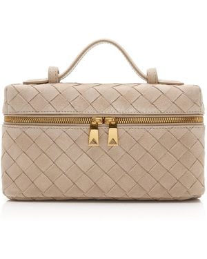 Bottega Veneta Bang Bang Intrecciato Leather Vanity Case - Natural