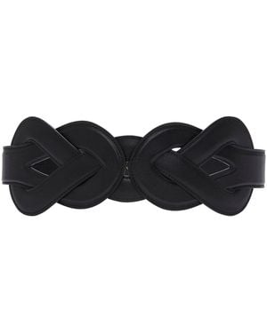 Altuzarra Loopy Leather Belt - Black