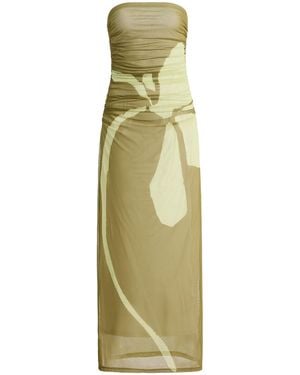 Significant Other Exclusive Sura Strapless Maxi Dress - Green