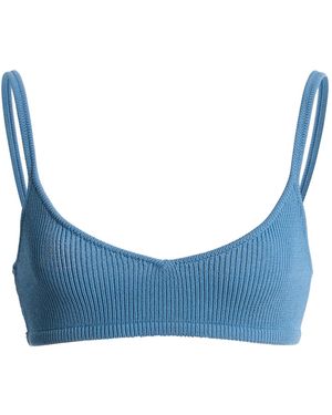ELCE Essential Ribbed Bralette - Blue