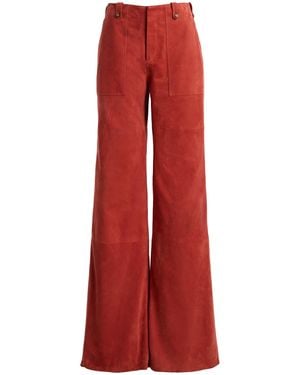 Ulla Johnson Darcy Straight-Leg Trousers - Red
