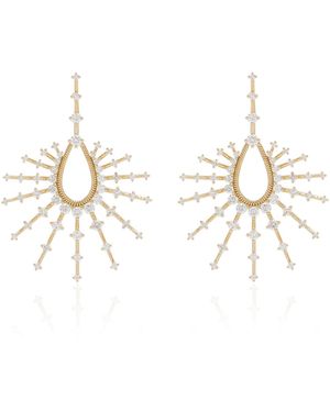 Fernando Jorge Clarity 18k Gold Diamond Earrings - Metallic