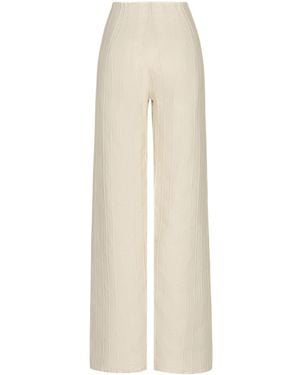 ANDRES OTALORA Tuyo Linen Wide-Leg Pants - White