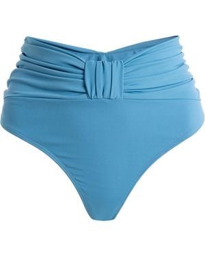 Sea Carmella Draped Bikini Bottom - Blue