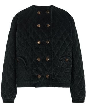Blazé Milano Classic Touch Quenie Corduroy Bolero - Black