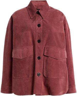 Arma Exclusive Kaylee Suede Jacket - Red