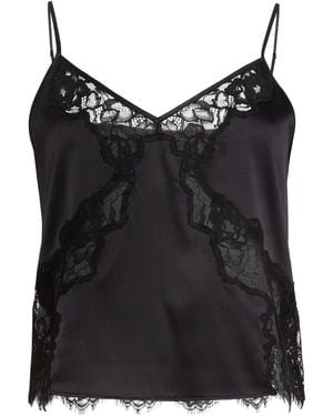Fleur du Mal Juliette Silk-Lace Cami - Black