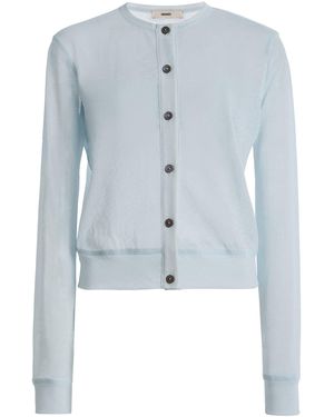 Siedres Poli Jersey Cardigan - Blue
